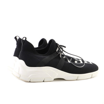 Prada Women's XY Logo Sock Sneakers Knit Fabric
