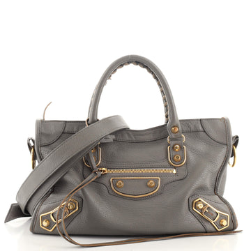 Balenciaga City Classic Metallic Edge Bag Leather Small