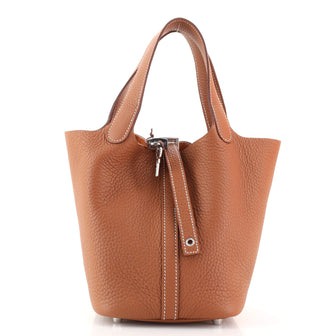 Hermes Picotin Lock Bag Clemence PM