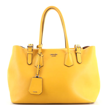 Prada Buckle Tote City Calfskin Large