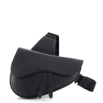 Christian Dior Saddle Crossbody Bag Leather