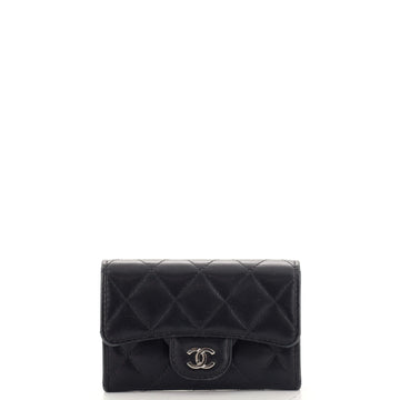 Chanel Classic Flap Card Case Quilted Lambskin