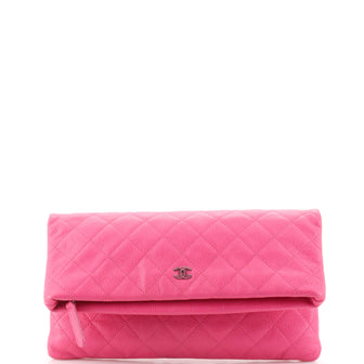 Chanel Beauty CC Clutch Quilted Caviar