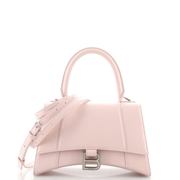 Balenciaga Hourglass Top Handle Bag Leather Small
