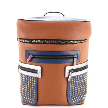 Christian Louboutin Apoloubi Backpack Spiked Leather