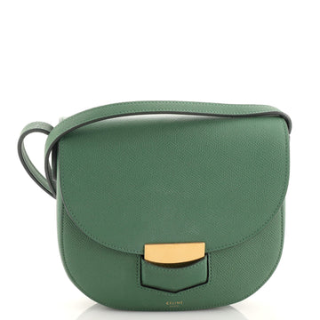 Celine Trotteur Crossbody Bag Grainy Leather Small