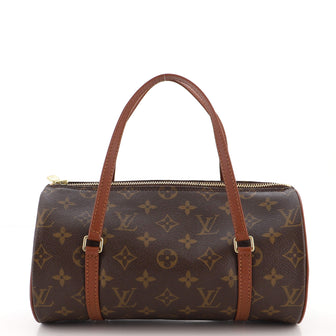 Louis Vuitton Papillon Handbag Monogram Canvas 26