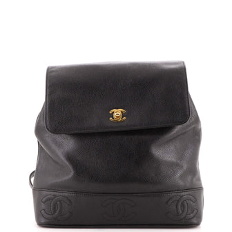 Chanel Vintage Backpack Caviar Medium