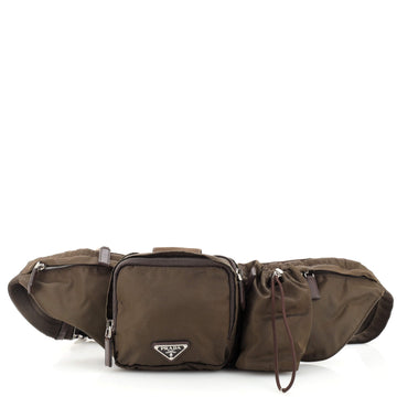 Prada Multipocket Belt Bag Tessuto Medium