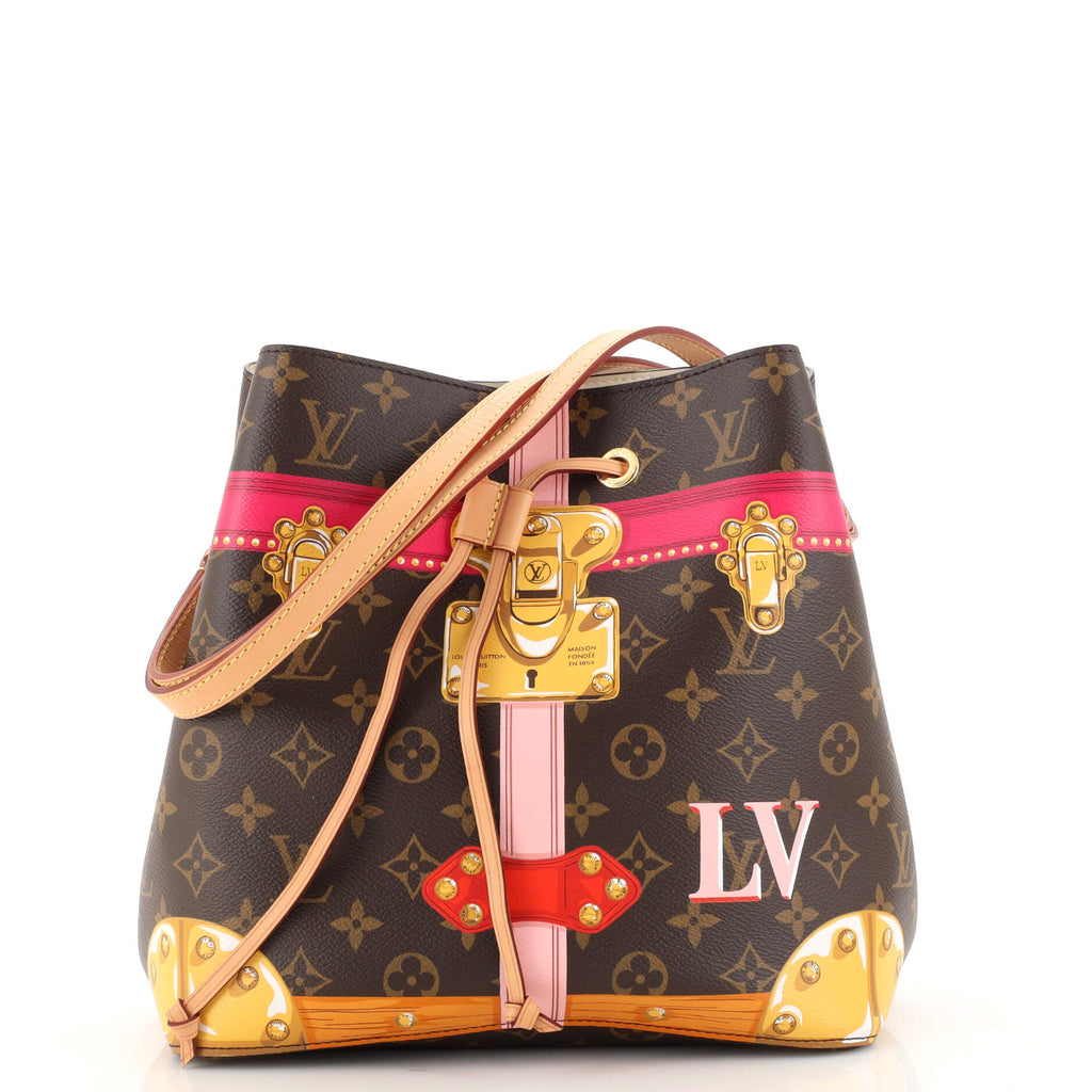Louis Vuitton NeoNoe Damier Azur Summer Trunk Collection in Coated Canvas  with Goldtone  US