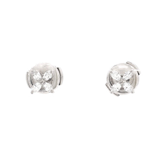 Tiffany & Co. Victoria Stud Earrings Platinum with Diamonds Mini
