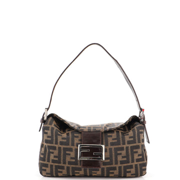 Fendi Double Flap Bag Zucca Canvas Medium