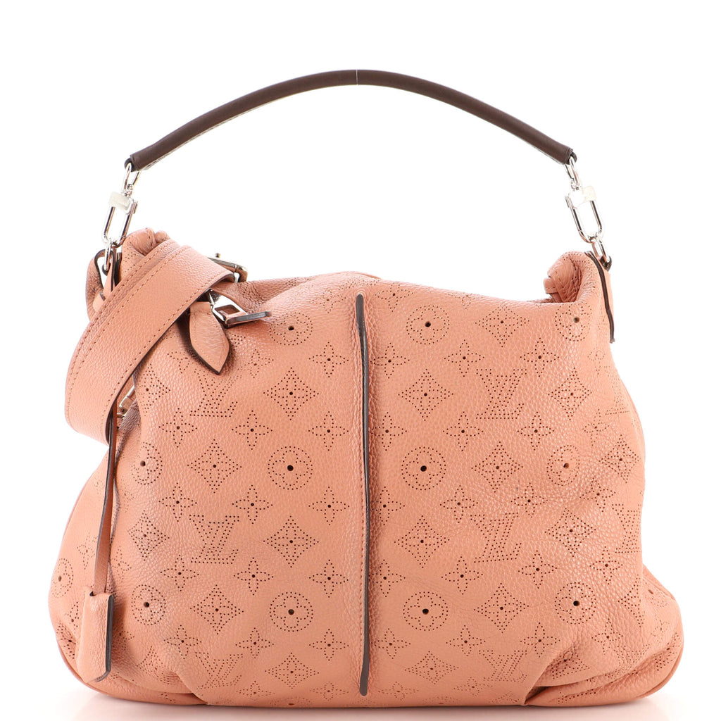 Louis Vuitton Selene Handbag Mahina Leather PM Pink 18939843
