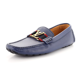 Louis Vuitton Men's Monte Carlo Moccasin Loafers Leather Blue 18939848