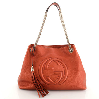 Gucci Soho Chain Strap Shoulder Bag Leather Medium
