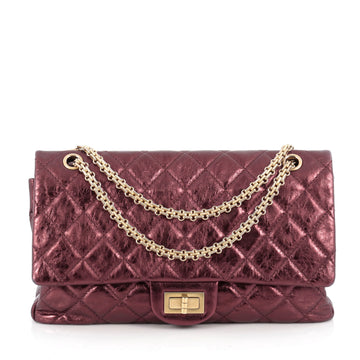 Chanel Reissue 2.55 Handbag Metallic Quilted Aged 1894103