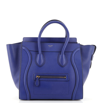 Celine Luggage Bag Grainy Leather Mini