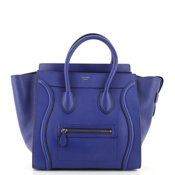 Celine Luggage Bag Grainy Leather Mini