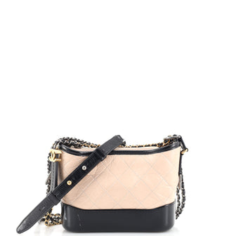 Chanel Gabrielle Hobo Quilted Aged Calfskin Small