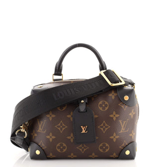 Louis Vuitton Petite Malle Souple Handbag Monogram Canvas
