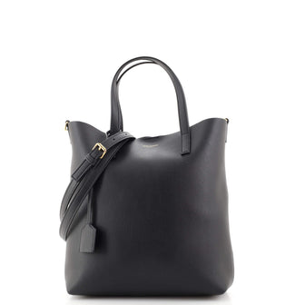 Saint Laurent Shopper Tote Leather Toy