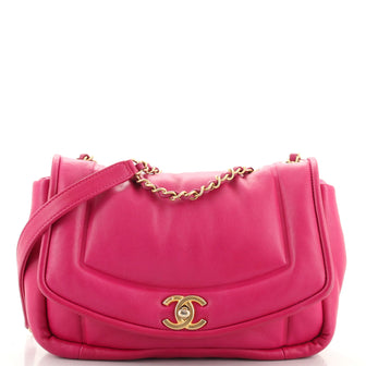 Chanel Vintage Puffy Flap Bag Lambskin Small