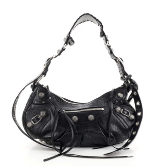 Balenciaga Le Cagole Giant Studs Shoulder Bag Leather Small