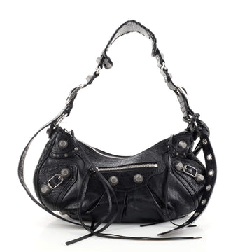 Balenciaga Le Cagole Giant Studs Shoulder Bag Leather Small