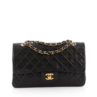 Chanel Vintage Classic Double Flap Bag Quilted Lambskin 1895703
