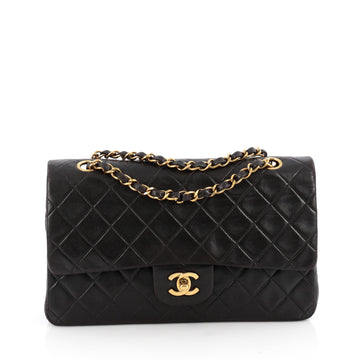 Chanel Vintage Classic Double Flap Bag Quilted Lambskin 1895703