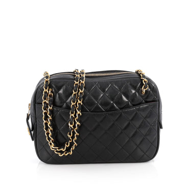  Chanel Vintage Front Pocket Camera Bag Quilted Lambskin 1895713