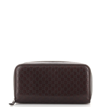 Gucci Zip Organizer Wallet Microguccissima Leather