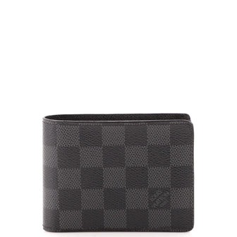 Louis Vuitton Slender Wallet Damier Graphite Black 1896003
