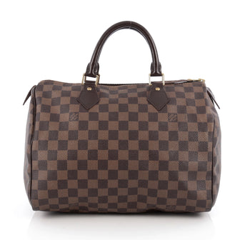 Louis Vuitton Speedy Handbag Damier 30 Brown 1896301