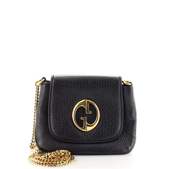 Gucci 1973 Chain Shoulder Bag Leather Small