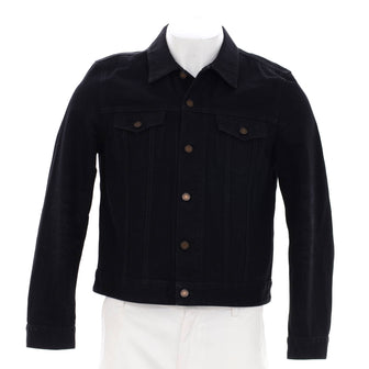 Saint Laurent Men's Button Up Jacket Denim