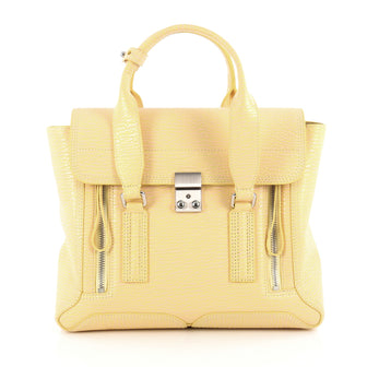 Phillip Lim Pashli Satchel Leather Medium Yellow 1896804