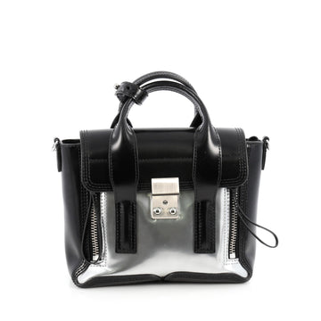 3.1 Phillip Lim Pashli Satchel Patent Mini Black 1896805