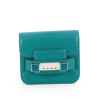 Proenza Schouler PS11 Crossbody Bag Leather Tiny Blue 1896806