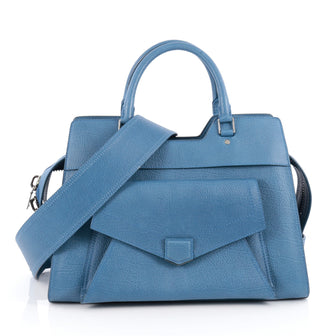 Proenza Schouler PS13 Satchel Leather Small Blue 1896813