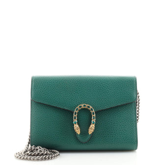 Gucci Dionysus Chain Wallet Leather with Embellished Detail Small