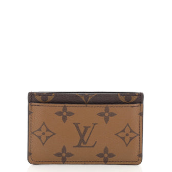 Louis Vuitton Card Holder Reverse Monogram Canvas