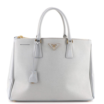 Prada Double Zip Lux Tote Saffiano Leather Large