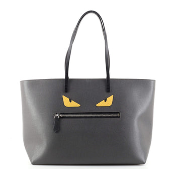 Fendi Monster Roll Tote Leather Medium