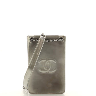 Chanel CC Phone Holder Crossbody Bag Patent