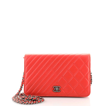 Chanel Coco Boy Wallet on Chain Quilted Lambskin