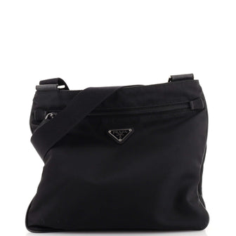 Prada Front Pocket Messenger Bag Tessuto Medium