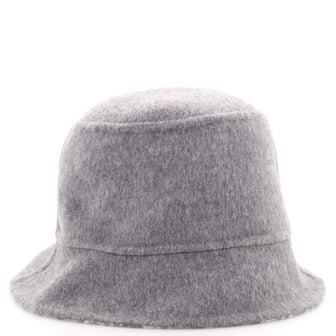 Christian Dior Small Brim Reversible Bucket Hat Wool and Oblique Wool