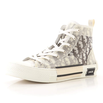 Christian Dior Men's B23 High-Top Sneakers Oblique Coated Canvas and PVC