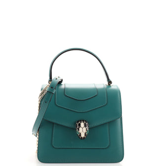 Bvlgari Serpenti Forever Top Handle Bag Leather Small